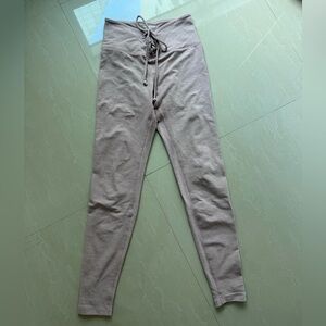 Year of Ours Lace-Up leggings light pink